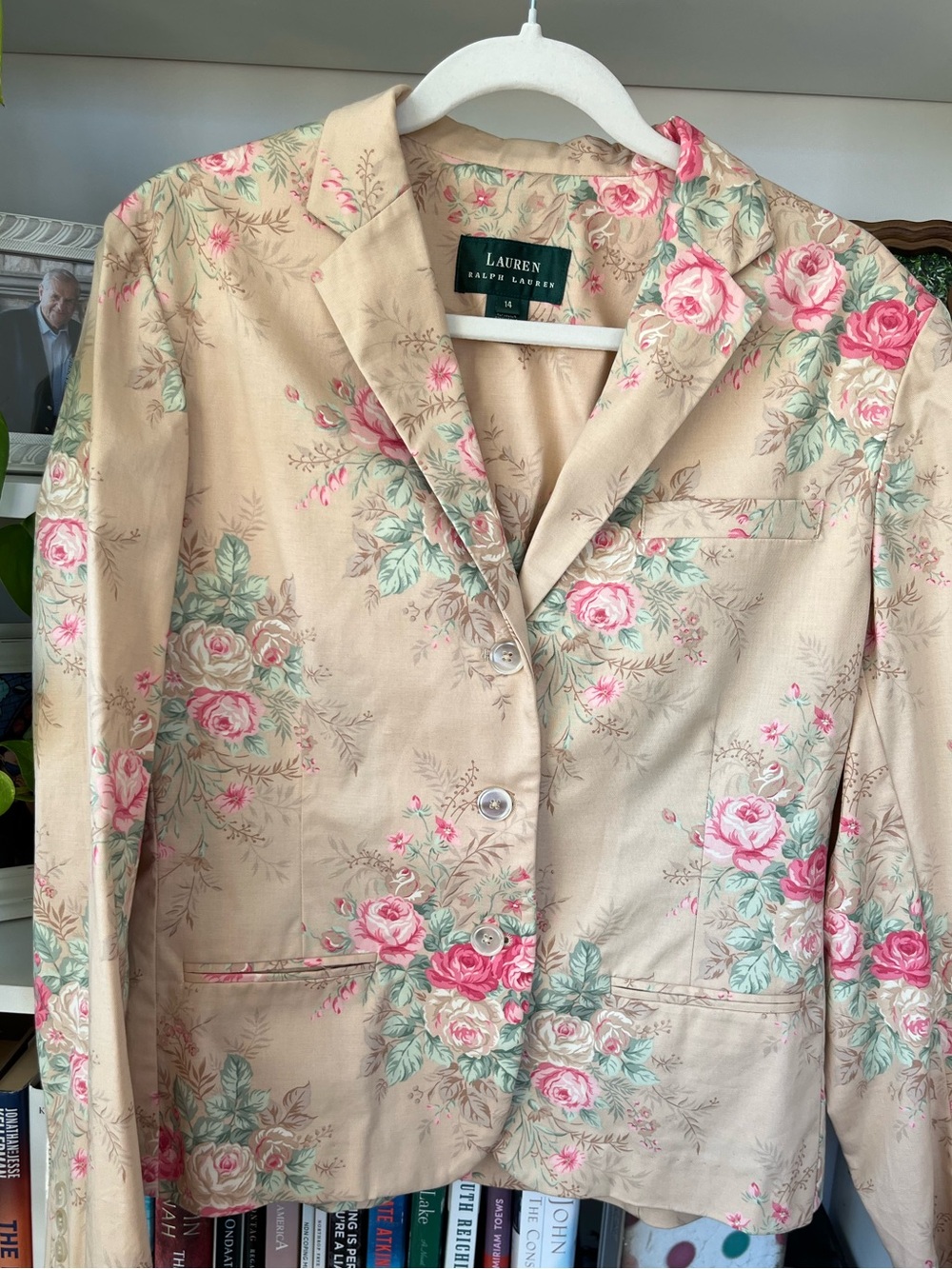 Lauren Ralph Lauren Vintage Cotton Blazer Size 14